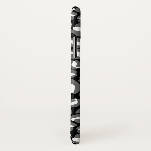 Leopard Print Pattern Oerwoud monochroom Case-Mate iPhone Case (Achterkant / rechts)