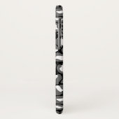 Leopard Print Pattern Oerwoud monochroom Case-Mate iPhone Case (Achterkant/links)