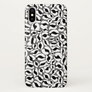 Leopard Print Pattern Oerwoud monochroom Case-Mate iPhone Case