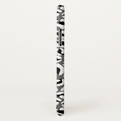 Leopard Print Pattern Oerwoud monochroom Case-Mate iPhone Case (Achterkant / rechts)