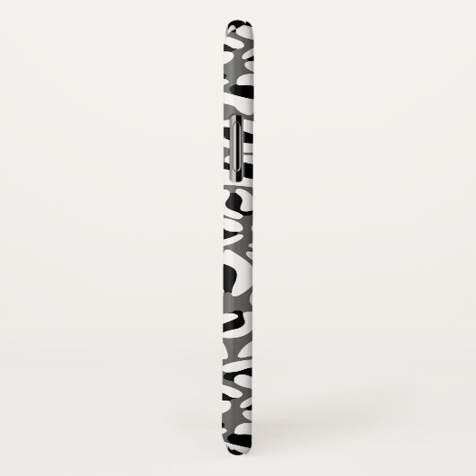 Leopard Print Pattern Oerwoud monochroom Case-Mate iPhone Case (Achterkant / rechts)