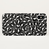 Leopard Print Pattern Oerwoud monochroom Case-Mate iPhone Case (Achterkant (horizontaal))
