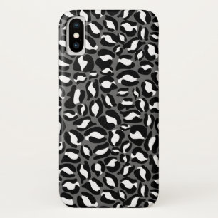 Leopard Print Pattern Oerwoud monochroom Case-Mate iPhone Case