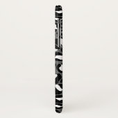 Leopard Print Pattern Oerwoud monochroom Case-Mate iPhone Case (Achterkant/links)