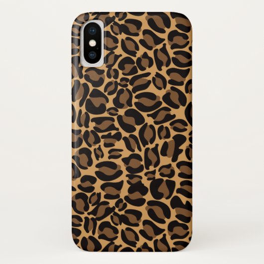 Leopard Print Pattern Oerwoud Origineel bruin Case-Mate iPhone Case (Achterkant)