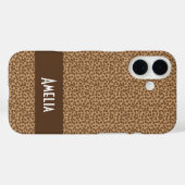 Leopard Print Pattern Personalize Case-Mate iPhone Case (Achterkant (horizontaal))