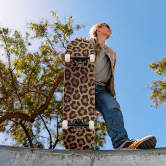 Leopard Print Pattern Persoonlijk Skateboard