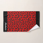 Leopard Print Persoonlijk Bad Handdoek (Handdoek)
