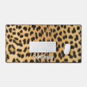 Leopard Print Persoonlijk Bureaumat (Keyboard & Muis)