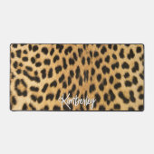 Leopard Print Persoonlijk Bureaumat (Voorkant)