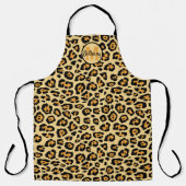Leopard Print Persoonlijk Schort (Voorkant)