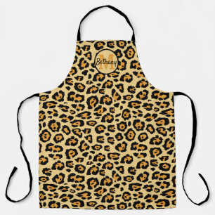 Leopard Print Persoonlijk Schort