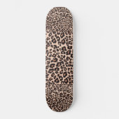 Leopard Print Persoonlijk Skateboard (Voorkant)