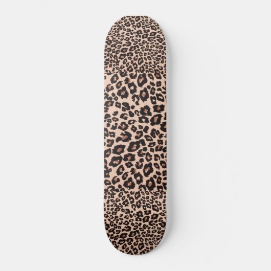 Leopard Print Persoonlijk Skateboard (Voorkant)
