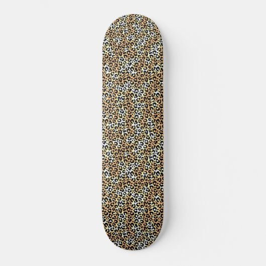 "Leopard Print" Persoonlijk Skateboard (Voorkant)