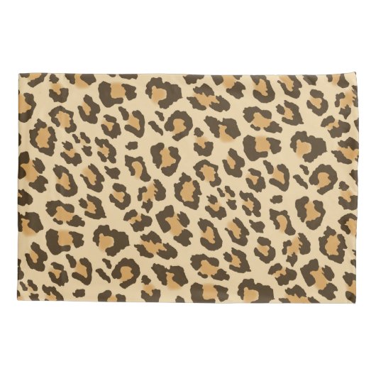 Leopard Print Pillowcase Kussensloop (Achterkant)