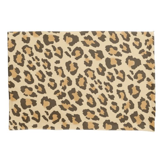 Leopard Print Pillowcase Kussensloop (Voorkant)