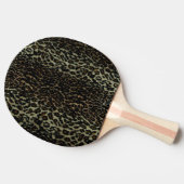 Leopard Print Ping Pong Paddle Tafeltennisbatje (Zijkant)