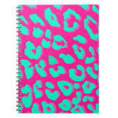 Leopard Print Pink Mint Notitieboek (Voorkant)