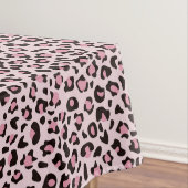 Leopard Print Pink Tafelkleed (Voorbeeld)