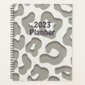 leopard print planner (Voorkant)