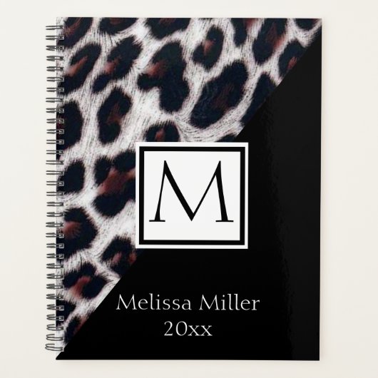 Leopard Print Planner (Voorkant)
