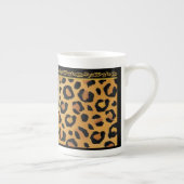 Leopard Print Porselein Kop (Rechts)