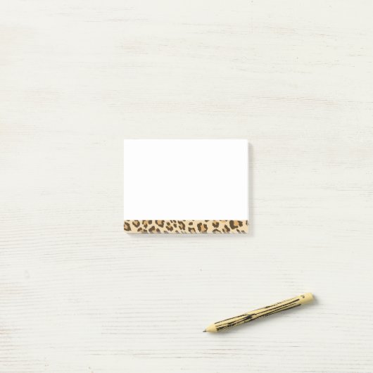 Leopard Print Post-it Notes (Op bureau)
