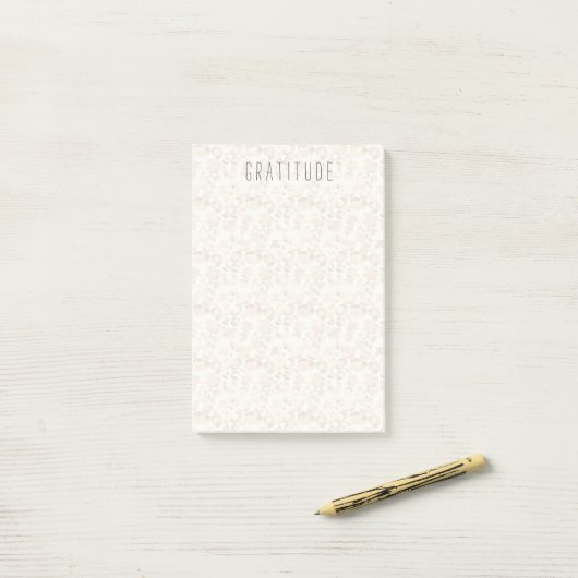 Leopard Print Post-it® Notes (Op bureau)