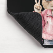 Leopard Print Rabbit Bunny Belling Bubble Gum East Muismat (Hoek)