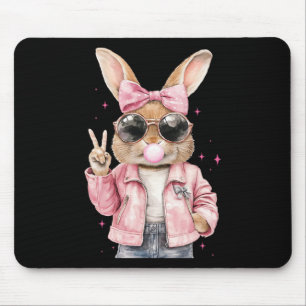 Leopard Print Rabbit Bunny Belling Bubble Gum East Muismat