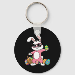 Leopard Print Rabbit Bunny Belling Bubble Gum East Sleutelhanger