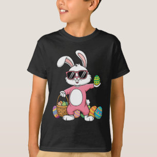 Leopard Print Rabbit Bunny Belling Bubble Gum East T-shirt