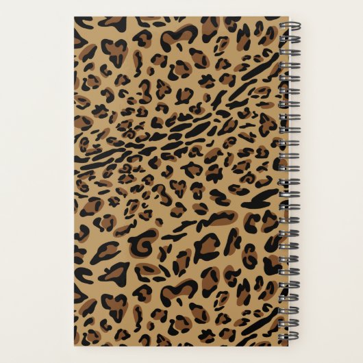 Leopard Print Rainbow Hot Mess Quote 2023 Planner (Achterkant)