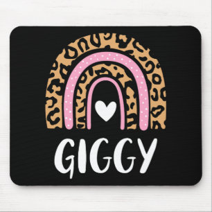 Leopard Print Rainbow Schattigee Moederdag Funny G Muismat