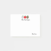 Leopard Print Red Apple leraar terug naar school Post-it® Notes (Voorkant)