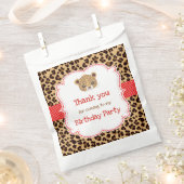 Leopard Print Red Quatre folie Birthday Party Bedankzakje (Geknipt)