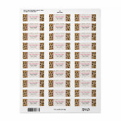 Leopard Print Return Address Label (Full Sheet)