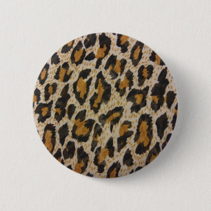 Leopard Print Ronde Button 5,7 Cm