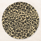 Leopard Print Ronde Kartonnen Onderzetter (Voorkant)
