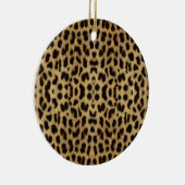 Leopard print Ronde Ornament (Rechts)