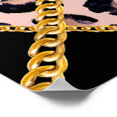 Leopard Print Rope Design: vet en levendig (Hoek)