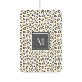 Leopard print roze monogram luchtverfrisser