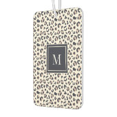 Leopard print roze monogram luchtverfrisser (Links)