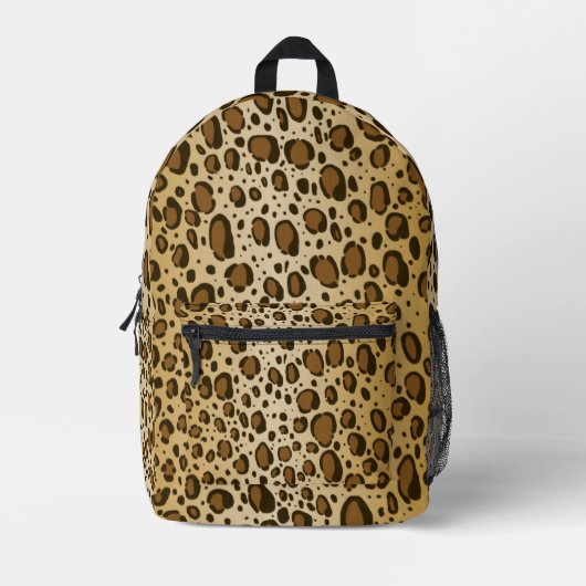 Leopard Print Rugzak (Voorkant)
