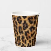Leopard Print Safari Party Supplies ID1153 Papieren Bekers (Voorkant)