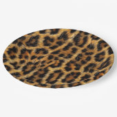 Leopard Print Safari Party Supplies ID1153 Papieren Bordje (Gekanteld)