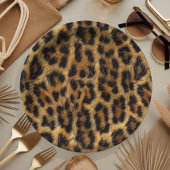 Leopard Print Safari Party Supplies ID1153 Papieren Bordje