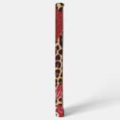 leopard print  samsung galaxy hoesje (Linkerkant)