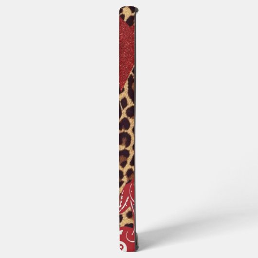 leopard print  samsung galaxy hoesje (Linkerkant)